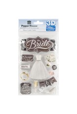 PAPER HOUSE PRODUCTIONS PAPER HOUSE THE BRIDE 3D STICKERS