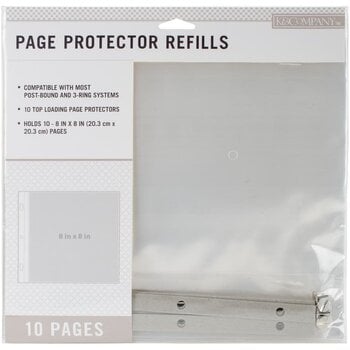 K&COMPANY 8x8 PAGE REFILLS 10PK