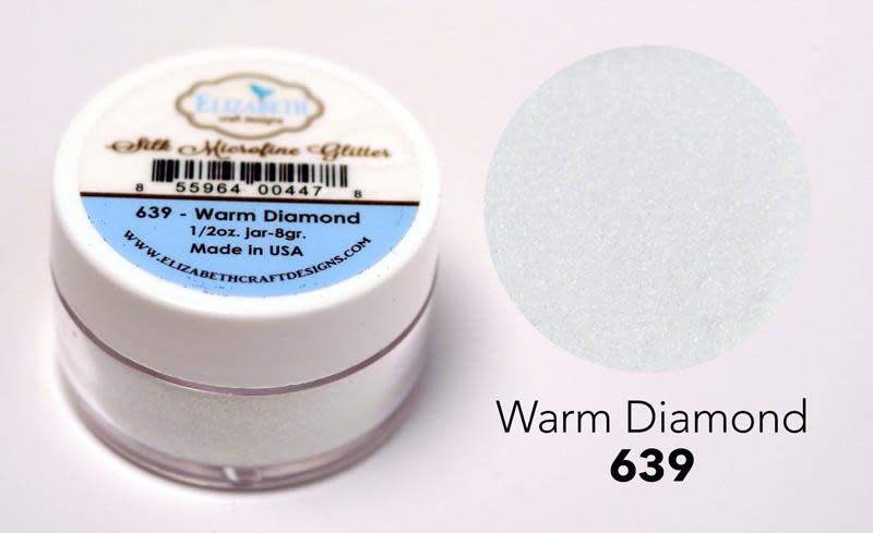 ELIZABETH CRAFT DESIGNS ELIZABETH CRAFT DESIGNS SILK MICROFINE GLITTER WARM DIAMOND 0.5OZ