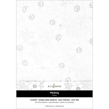 ALTENEW ALTENEW 8.5x11 MASKING PAPER 10 DOUBLE SIDED ADHESIVE SHEETS