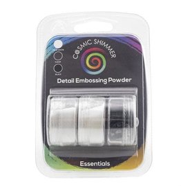 CREATIVE EXPRESSIONS CREATIVE EXPRESSIONS COSMIC SHIMMER ESSENTIALS TRIO EMBOSSING POWDERS