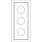 CRAFTERS WORKSHOP THE CRAFTERS WORKSHOP SLIMLINE DOTTED CIRCLES 4x9 STENCIL
