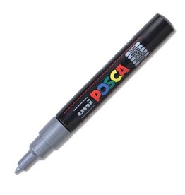 POSCA UNI POSCA SILVER OPAQUE WATER-BASED EXTRA FINE PAINT MARKER