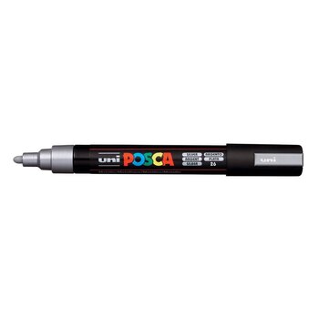 POSCA UNI POSCA SILVER OPAQUE WATER-BASED MEDIUM TIP PAINT MARKER
