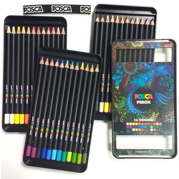 POSCA POSCA COLORED PENCIL SET 36PCS