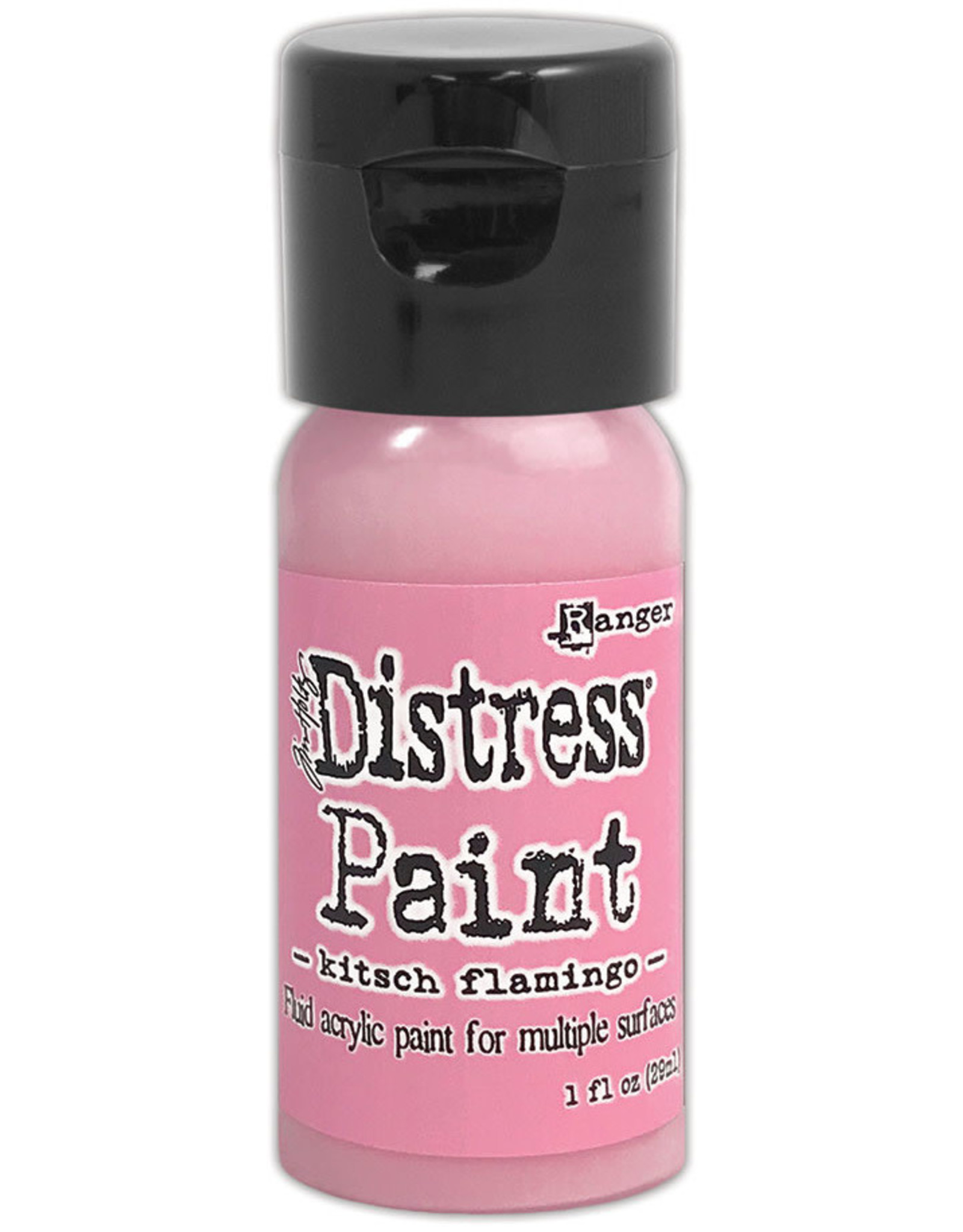 RANGER TIM HOLTZ DISTRESS ACRYLIC PAINT KITSCH FLAMINGO 1OZ