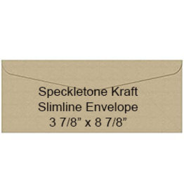 PAPER CUT THE PAPER CUT SLIMLINE SPECKLETONE KRAFT ENVELOPES 25 PACK