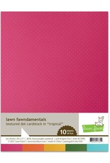LAWN FAWN LAWN FAWN TROPICAL TEXTURED DOT 8.5x11 CARDSTOCK 10 SHEETS