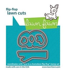 LAWN FAWN LAWN FAWN ONE IN A CHAMELEON FLIP-FLOP DIE SET