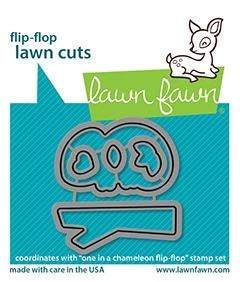 LAWN FAWN LAWN FAWN ONE IN A CHAMELEON FLIP-FLOP DIE SET