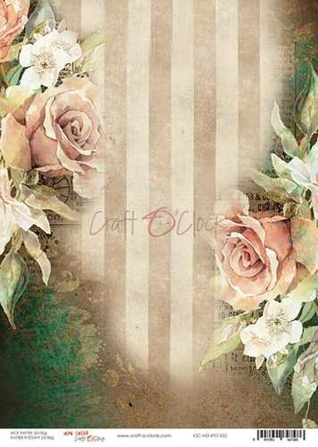 CRAFT O'CLOCK CRAFT O'CLOCK VINTAGE TREASURE A4 RICE PAPER #05