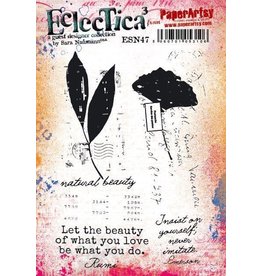 PAPER ARTSY PAPER ARTSY ECLECTICA SARA NAUMANN ESN47 CLING STAMP SET