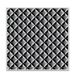 HERO ARTS HERO ARTS GEOMETRIC BEE PATTERN BOLD PRINTS 6x6 CLING STAMP