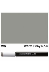 COPIC COPIC W6 WARM GRAY NO. 6 REFILL