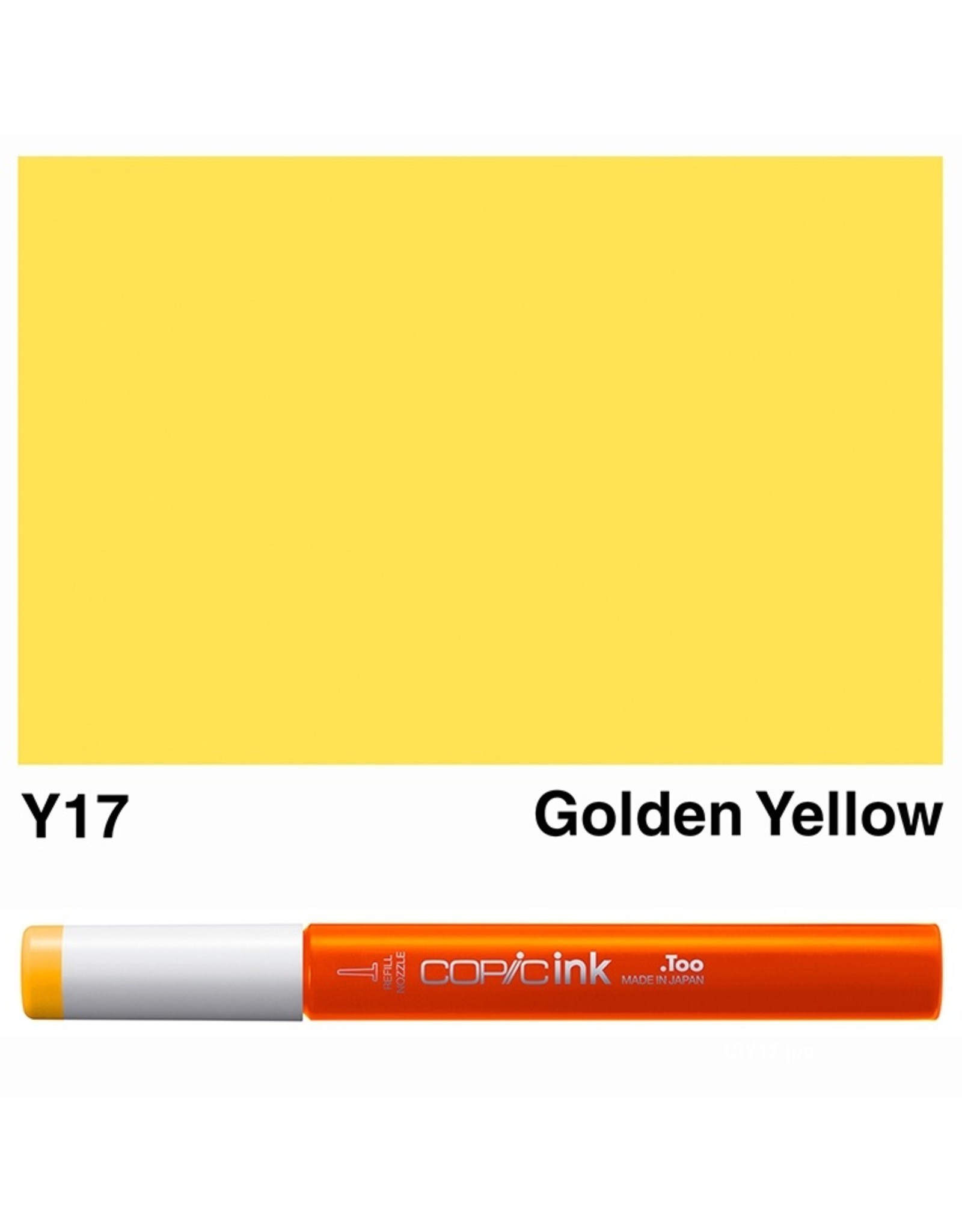 COPIC COPIC Y17 GOLDEN YELLOW REFILL