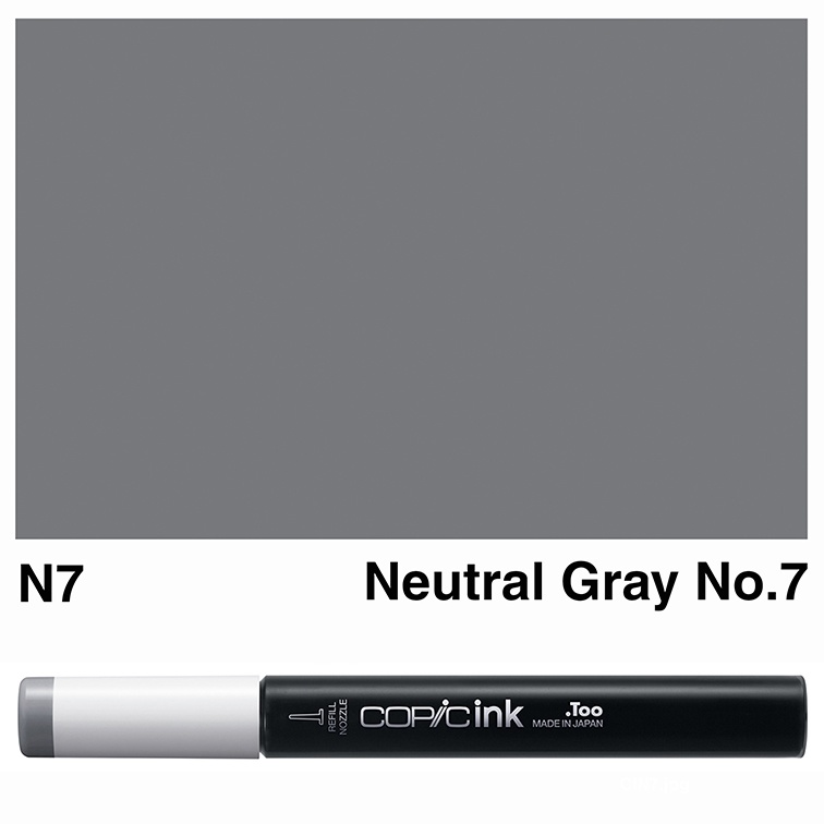 COPIC COPIC N7 NEUTRAL GRAY NO.7 REFILL