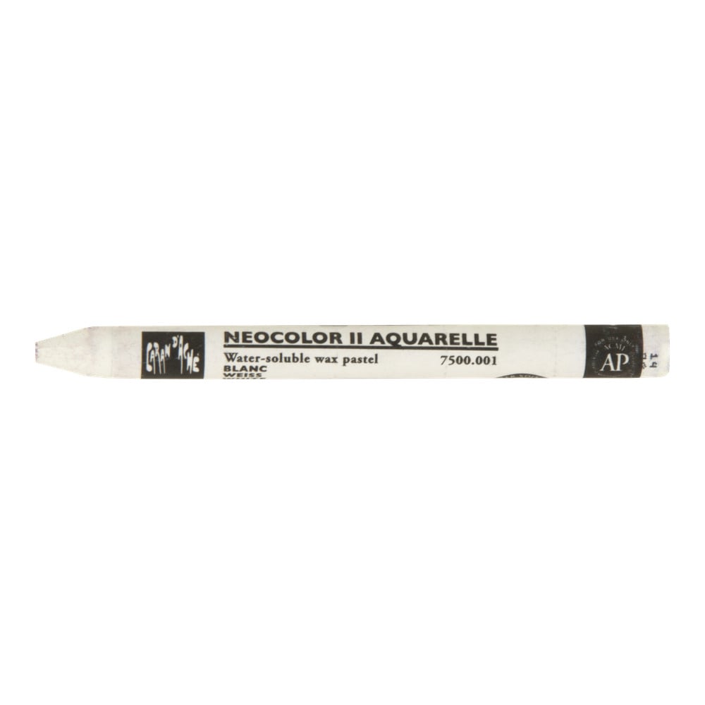 CARAN D’ARCHE CARAN D'ACHE WHITE NEOCOLOR II WATER-SOLUBLE WAX PASTEL