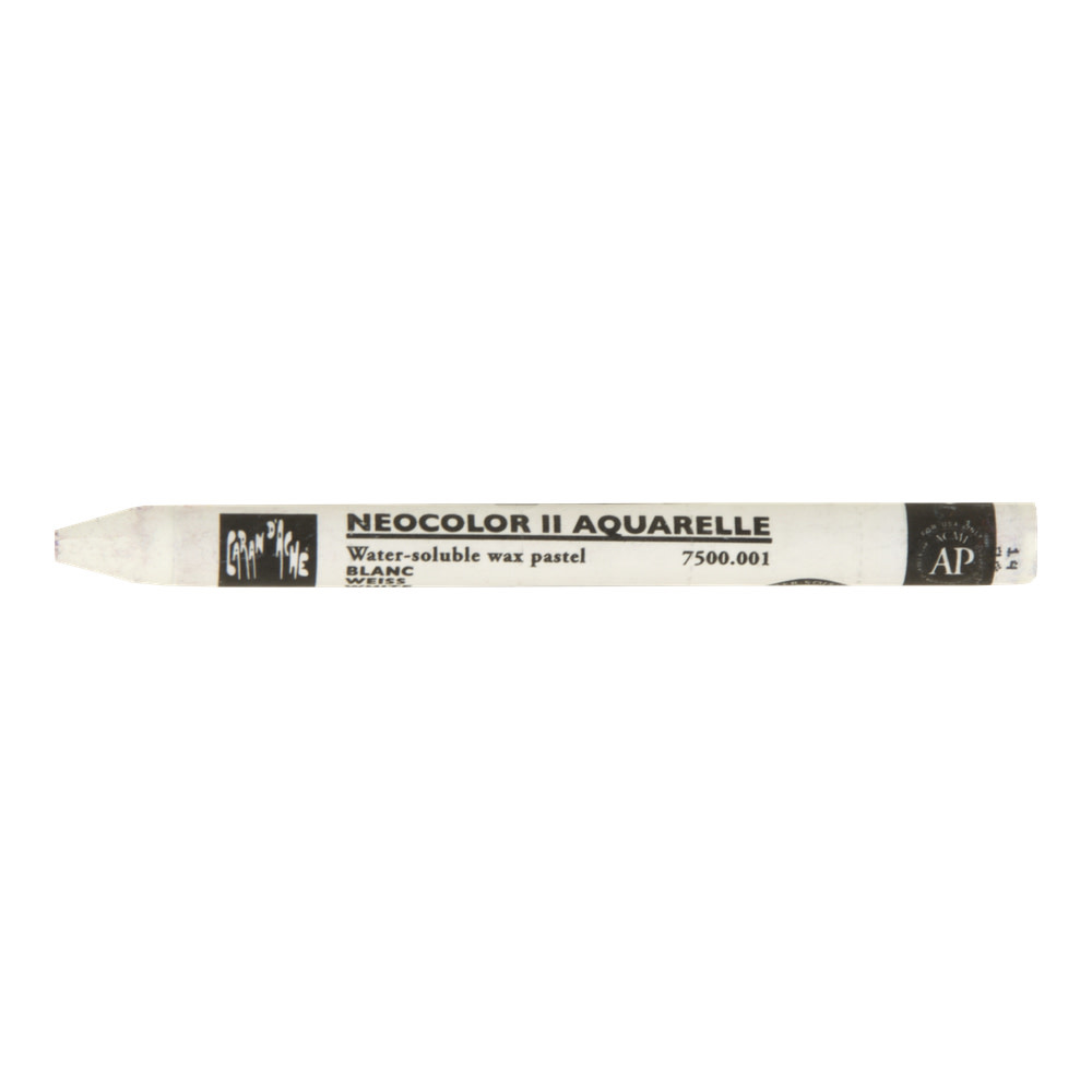 CARAN D’ARCHE CARAN D'ACHE WHITE NEOCOLOR II WATER-SOLUBLE WAX PASTEL