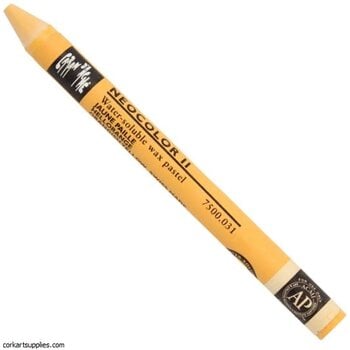 CARAN D’ARCHE CARAN D'ACHE ORANGISH YELLOW NEOCOLOR II WATER-SOLUBLE WAX PASTEL