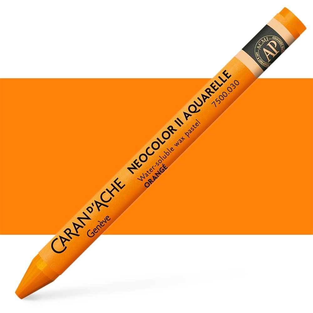 CARAN D’ARCHE CARAN D'ACHE ORANGE NEOCOLOR II WATER-SOLUBLE WAX PASTEL