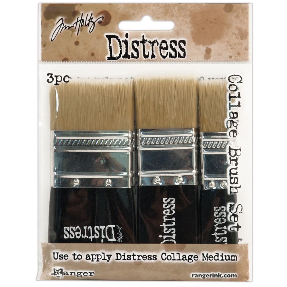 RANGER RANGER TIM HOLTZ DISTRESS COLLAGE BRUSH SET 3/PK