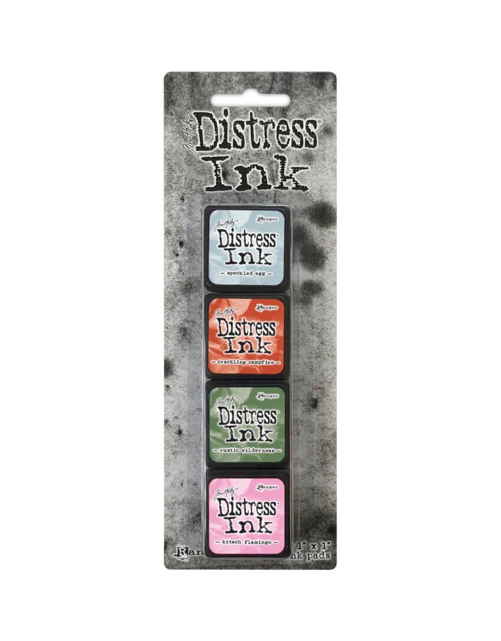 RANGER TIM HOLTZ DISTRESS MINI INK PAD KIT #16 4PK