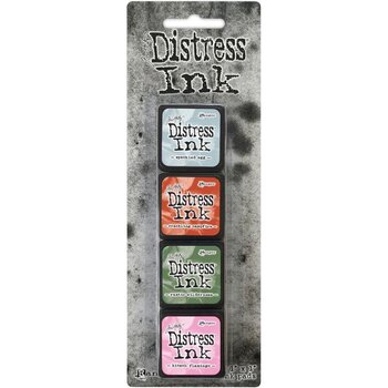 RANGER TIM HOLTZ DISTRESS MINI INK PAD KIT #16 4PK