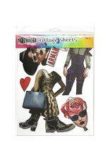 RANGER DYLUSIONS COLLAGE SHEETS SET #3 8.5''X11'' 24PK