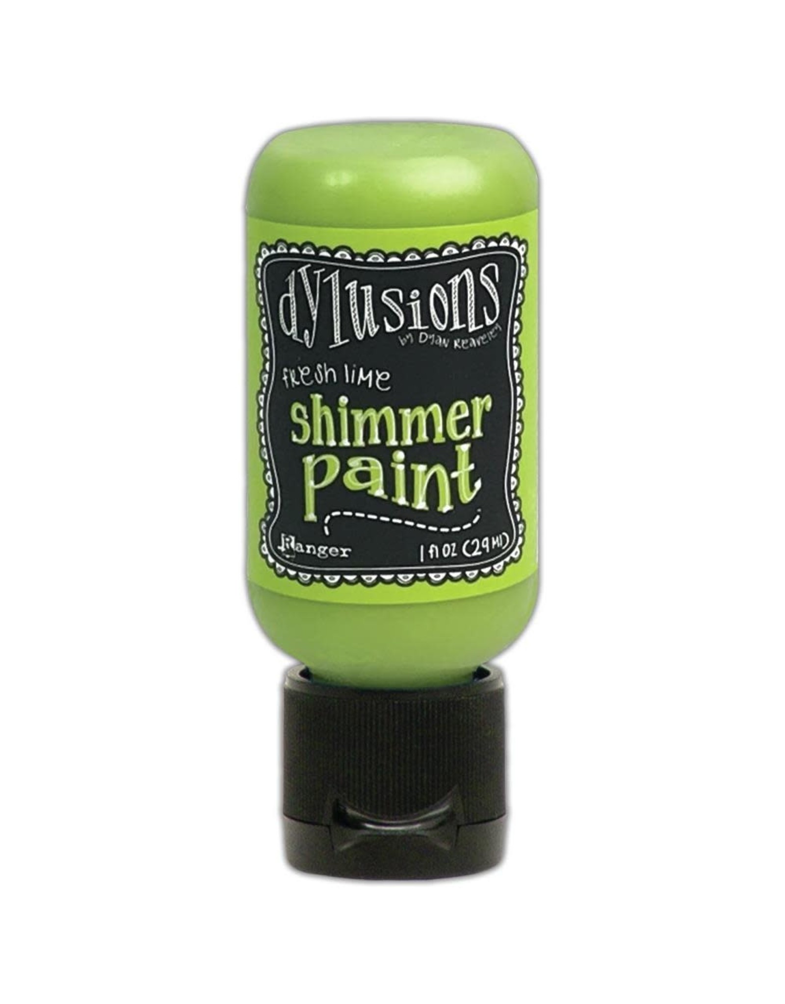 RANGER DYLUSIONS SHIMMER PAINT FRESH LIME 1OZ