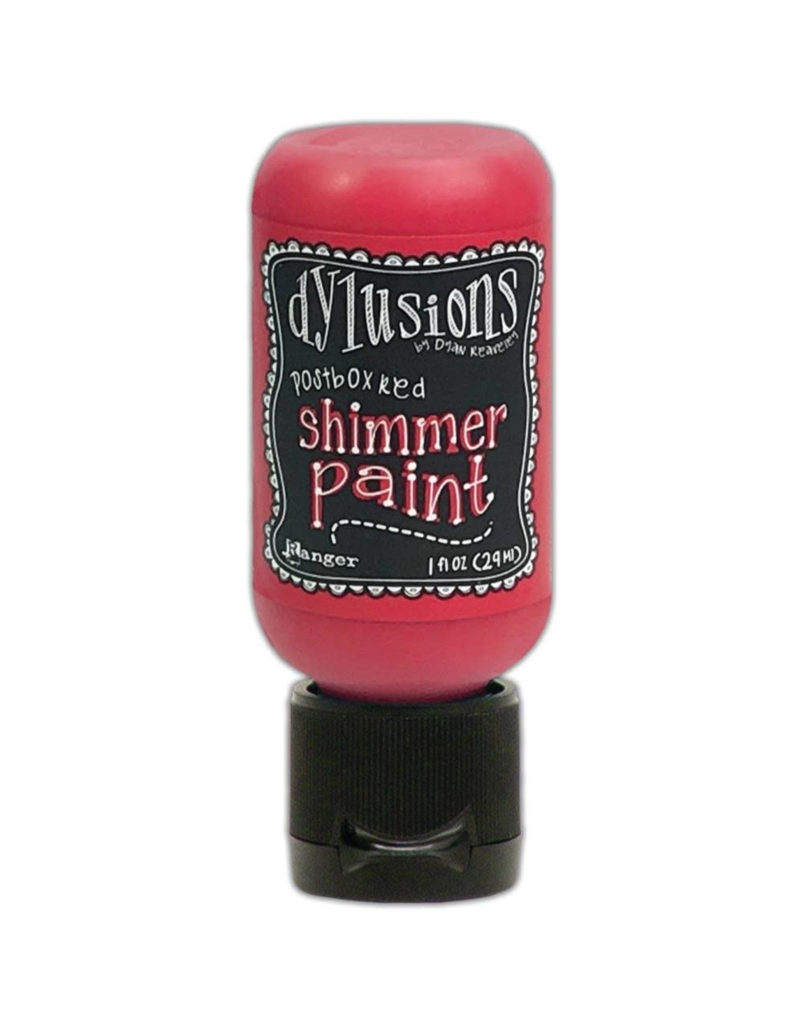 RANGER DYLUSIONS SHIMMER PAINT POSTBOX RED 1OZ