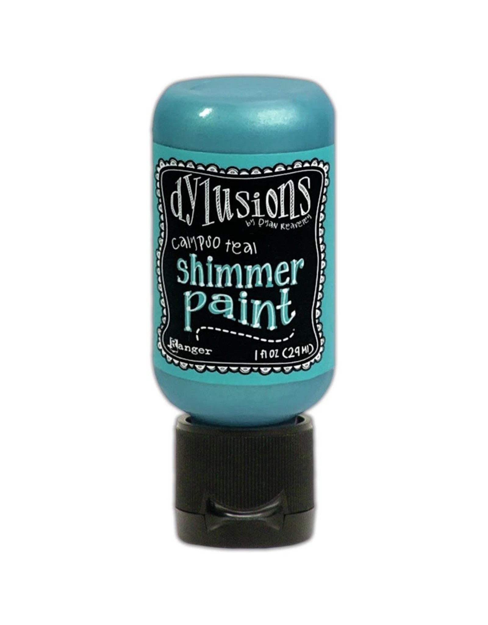 RANGER DYLUSIONS SHIMMER PAINT CALYPSO TEAL 1OZ