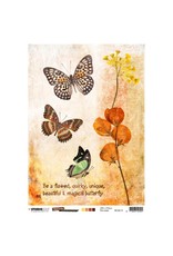 STUDIOLIGHT STUDIOLIGHT JUST LOU BUTTERFLY COLLECTION #19 A4 RICE PAPER