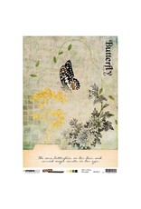 STUDIOLIGHT STUDIOLIGHT JUST LOU BUTTERFLY COLLECTION #21 A4 RICE PAPER