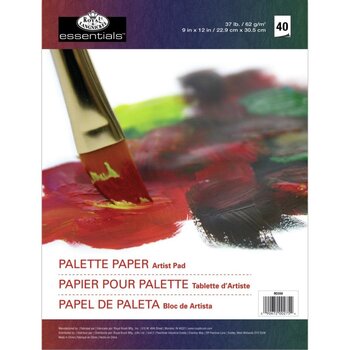 ROYAL BRUSH ROYAL BRUSH ROYAL LANGNICKEL ESSENTIALS 9x12 PALETTE PAPER PAD 40 SHEETS