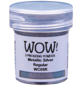 WOW! WOW METALLIC SILVER REGULAR EMBOSSING POWDER 0.5OZ