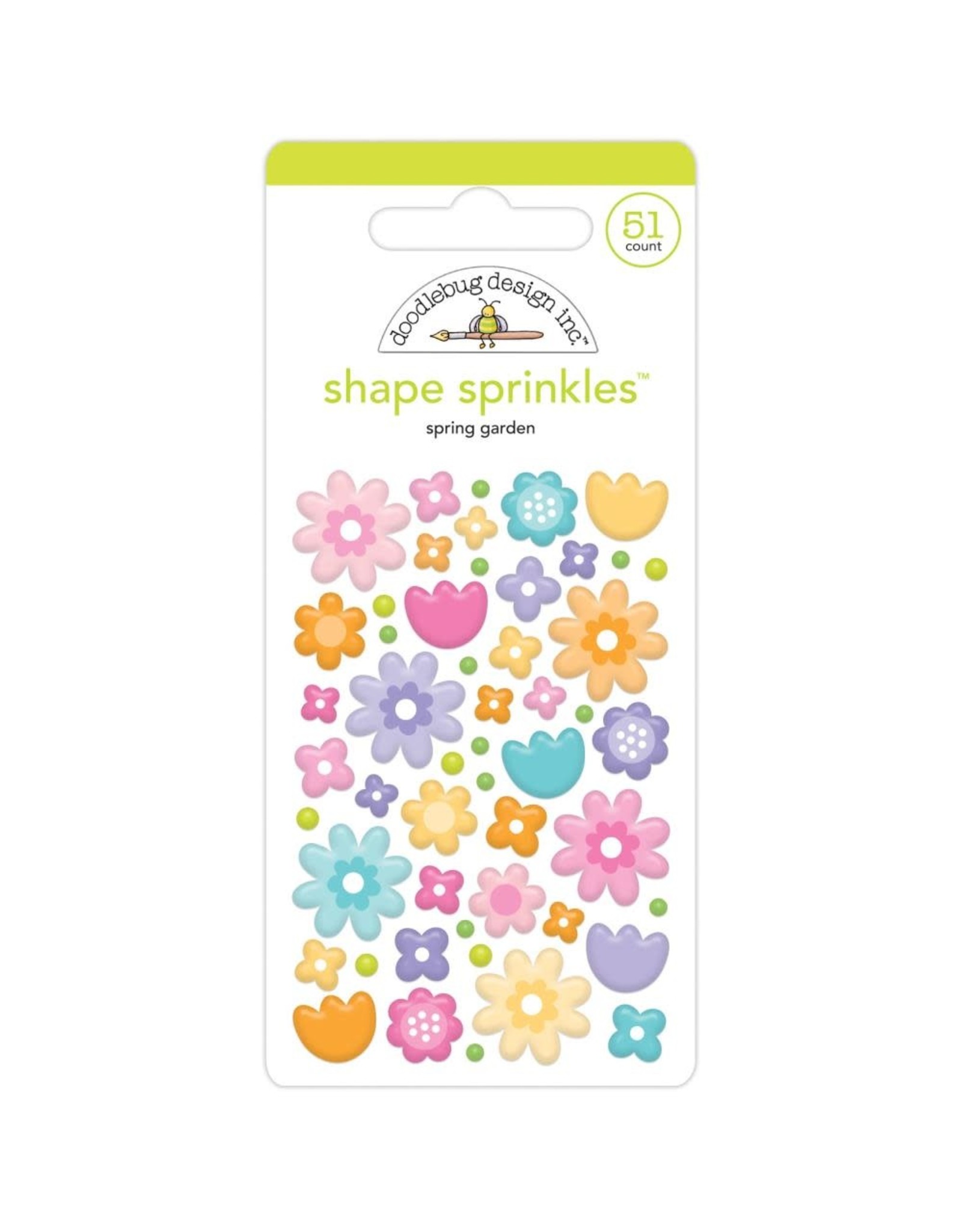 DOODLEBUG DESIGN DOODLEBUG DESIGN SPRING GARDEN SHAPE SPRINKLES