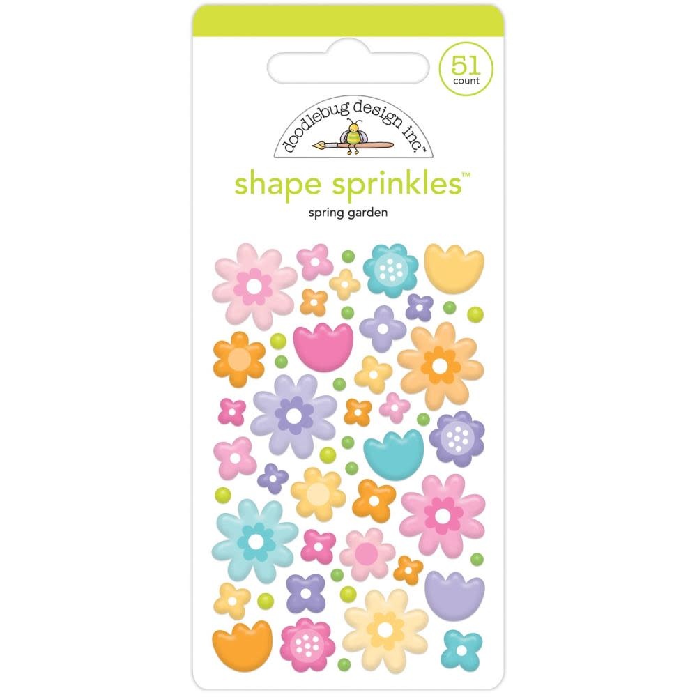 DOODLEBUG DESIGN DOODLEBUG DESIGN SPRING GARDEN SHAPE SPRINKLES