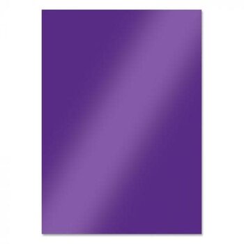 HUNKYDORY CRAFTS LTD. HUNKYDORY CHOC-BOX PURPLE A4 MIRRI CARD ESSENTIALS 20 SHEETS