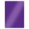 HUNKYDORY CRAFTS LTD. HUNKYDORY CHOC-BOX PURPLE A4 MIRRI CARD ESSENTIALS 20 SHEETS