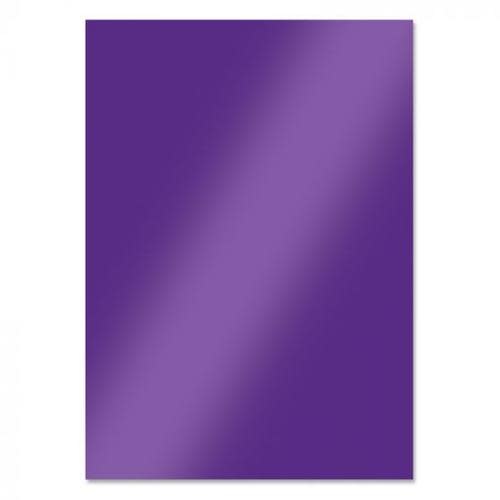 HUNKYDORY CRAFTS LTD. HUNKYDORY CHOC-BOX PURPLE A4 MIRRI CARD ESSENTIALS 20 SHEETS