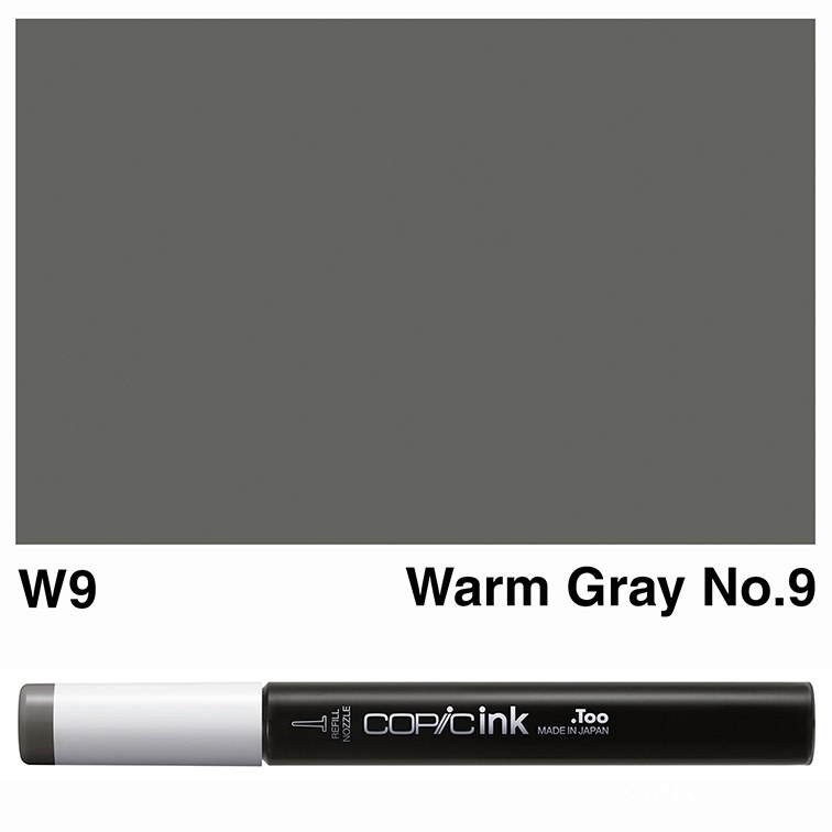 COPIC COPIC W9 WARM GRAY #9 REFILL