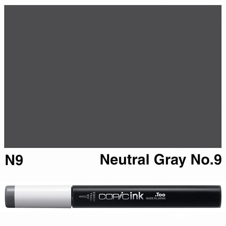 COPIC COPIC N9 NEUTRAL GRAY #9 REFILL