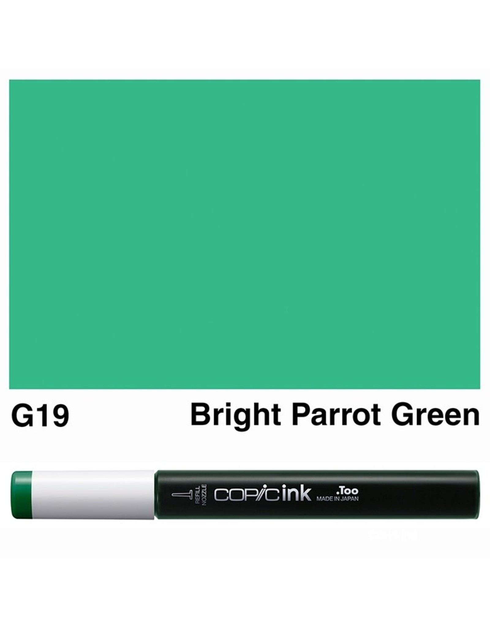 COPIC COPIC G19 BRIGHT PARROT GREEN REFILL