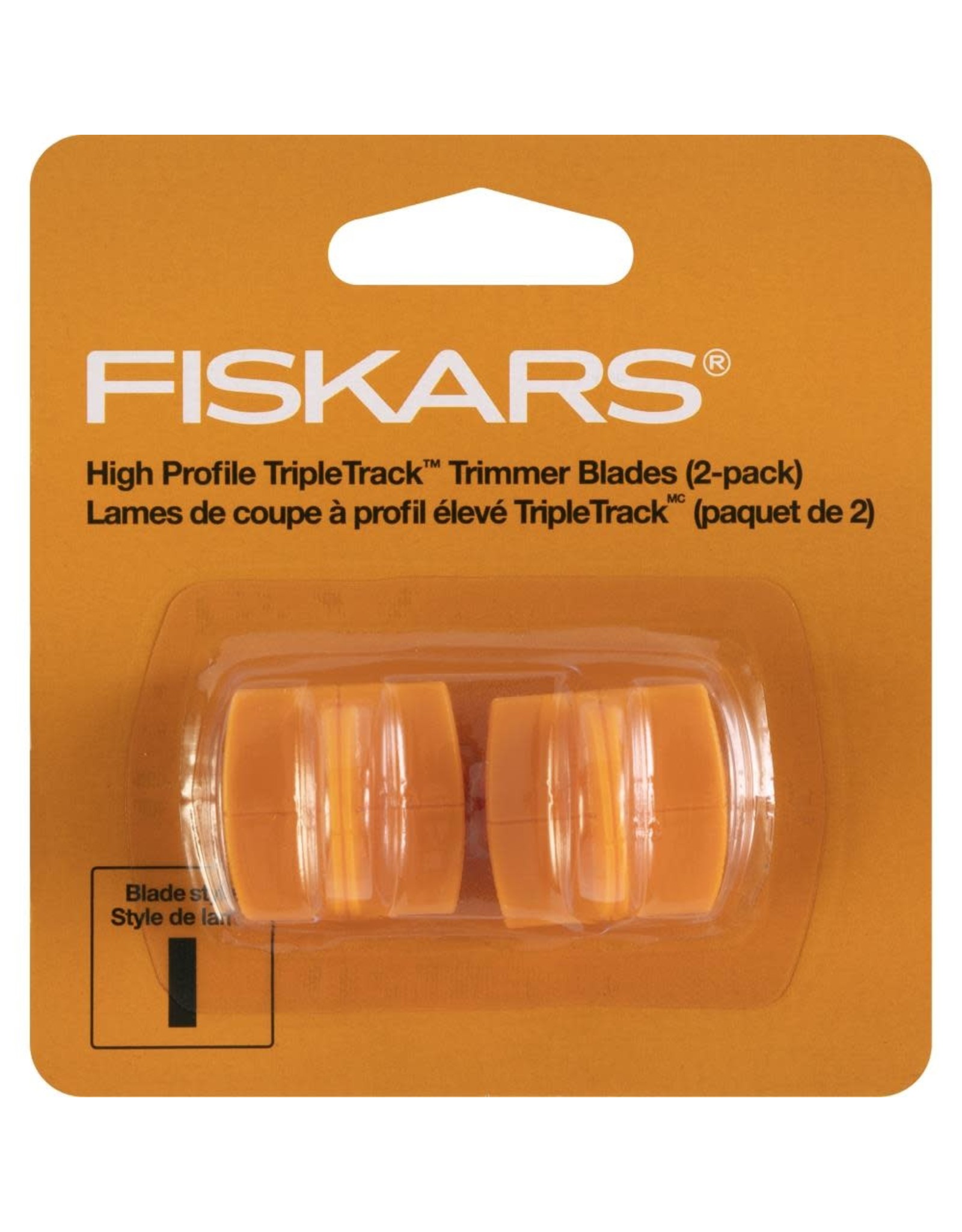 FISKARS TRIPLE TRACK HIGH PROFILE TRIMMER BLADES 2PK Scrapbook Centrale