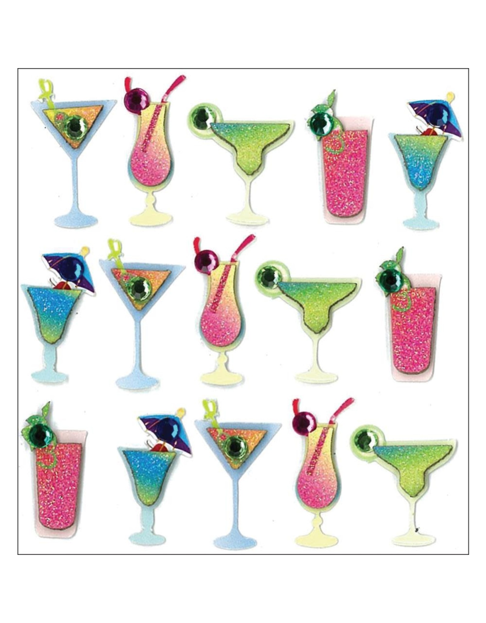 JOLEE’S JOLEE'S BOUTIQUE DRINK DIMENSIONAL REPEATS STICKERS