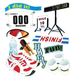 JOLEE’S JOLEE'S BOUTIQUE MARATHON RUNNER 3D STICKERS