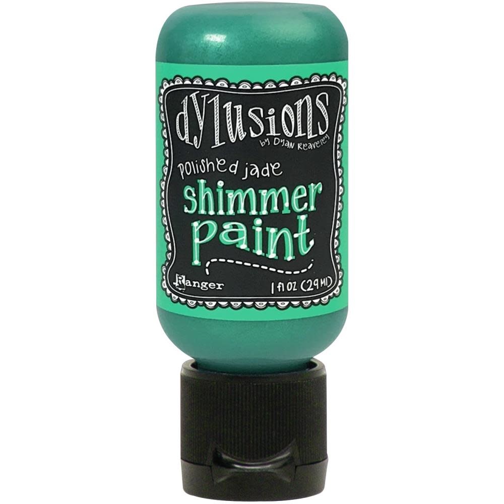 RANGER DYLUSIONS SHIMMER PAINT POLISHED JADE 1OZ