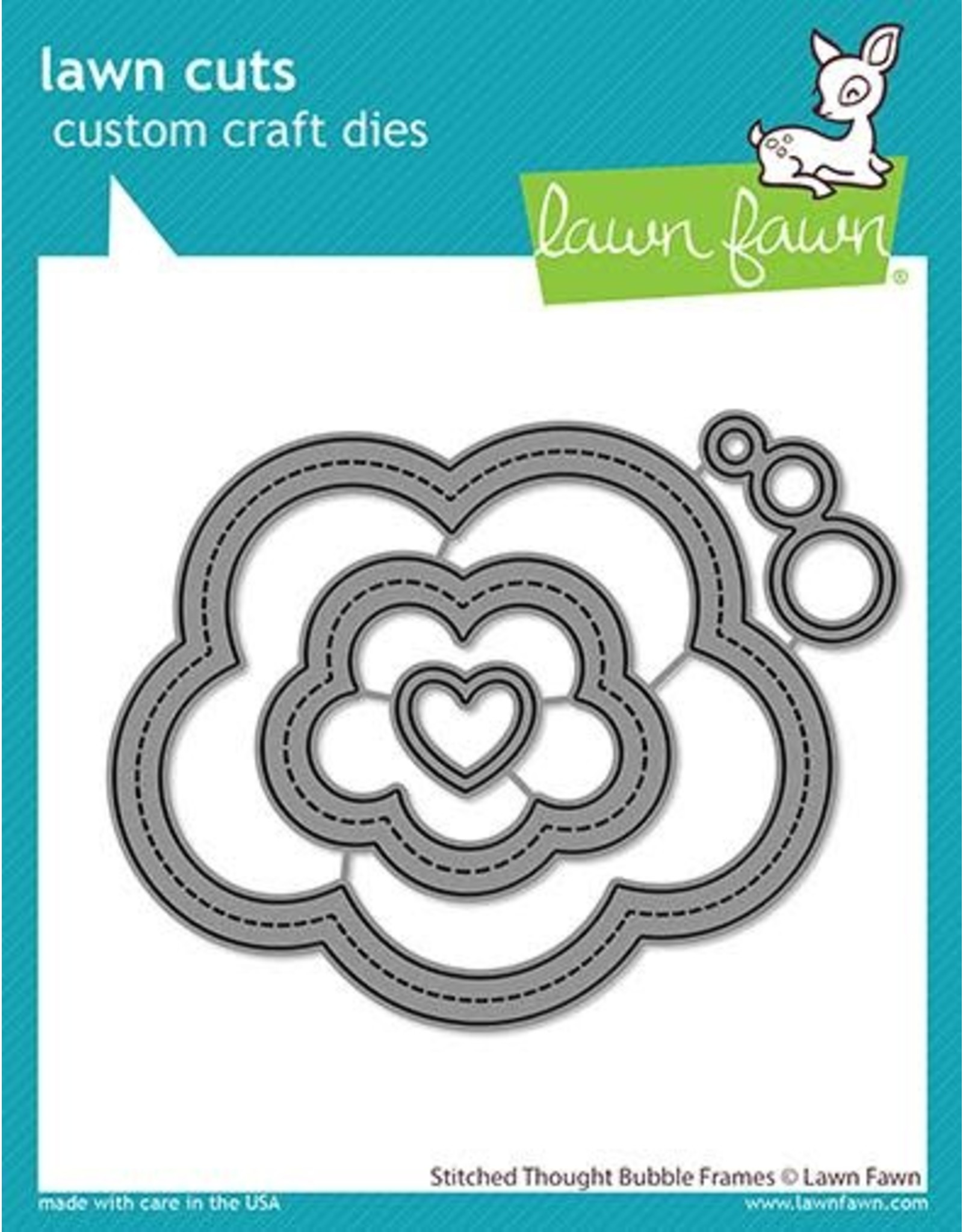 LAWN FAWN LAWN FAWN STITCHED THOUGHT BUBBLE FRAMES DIE SET