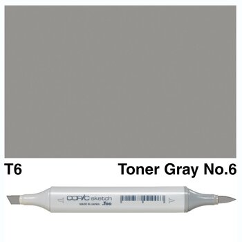 COPIC COPIC T6 TONER GRAY NO. 6 SKETCH MARKER