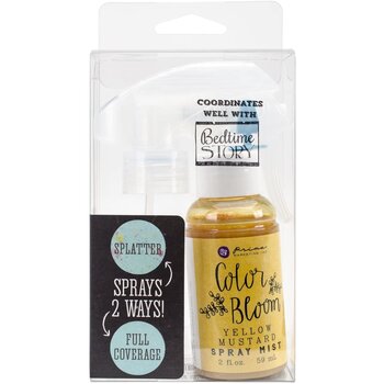 PRIMA PRIMA COLOR BLOOM YELLOW MUSTARD SHIMMER SPRAY